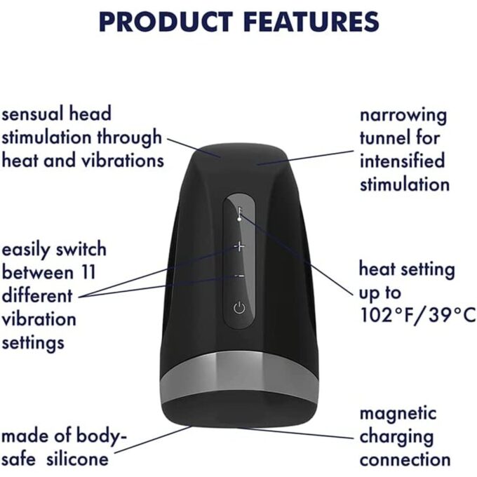 Satisfyer Men Heat And Vibration Masturbator - Image 3