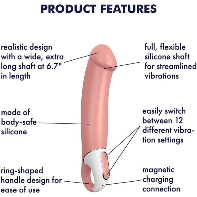 Satisfyer Vibes Master Nature Rechargeable Vibrator - Image 3