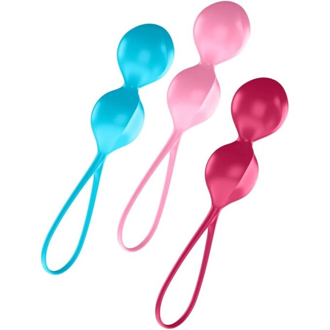 Satisfyer Set Of 3 Weighted Double Training Kegel Balls