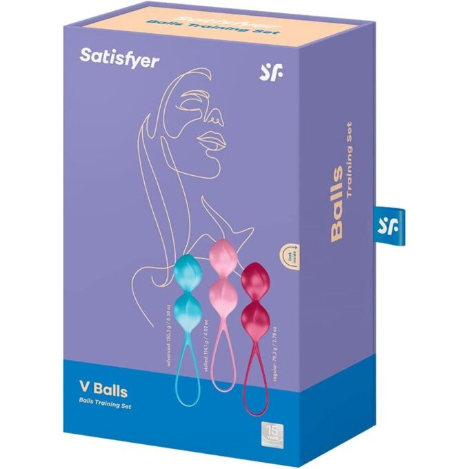 Satisfyer Set Of 3 Weighted Double Training Kegel Balls - Image 4