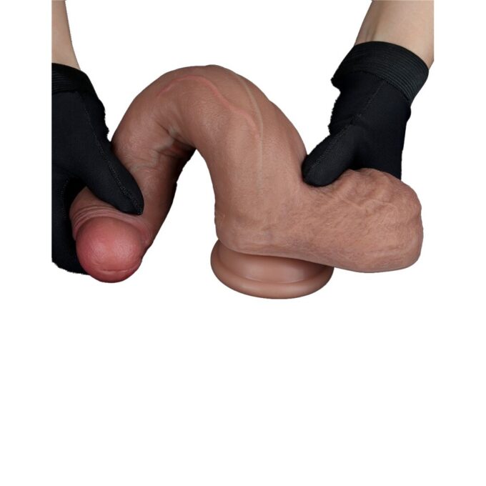 Lovetoy Dual Layered Silicone Dildo 8.5 Inches - Image 2