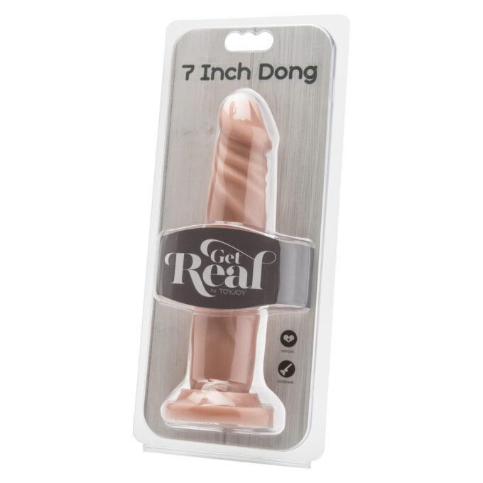 ToyJoy Get Real 7 Inch Dong Flesh Pink - Image 2