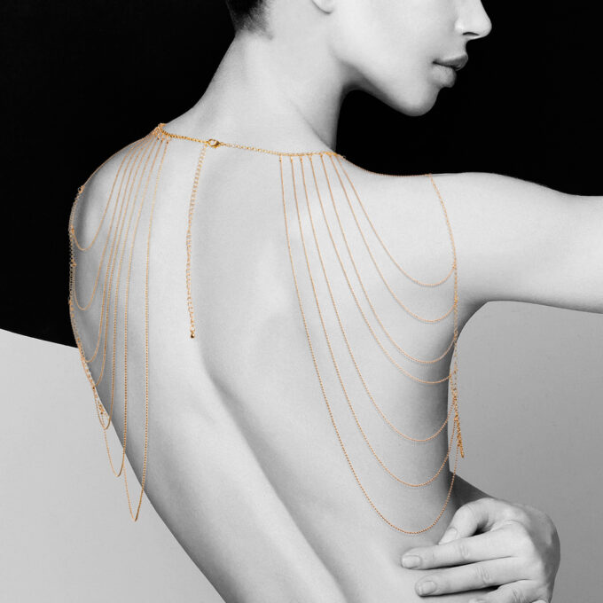 Bijoux Indiscrets Magnifique Shoulder Jewellery Gold - Image 3