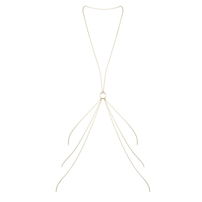 Bijoux Indiscrets Magnifique Body Chain Gold - Image 2
