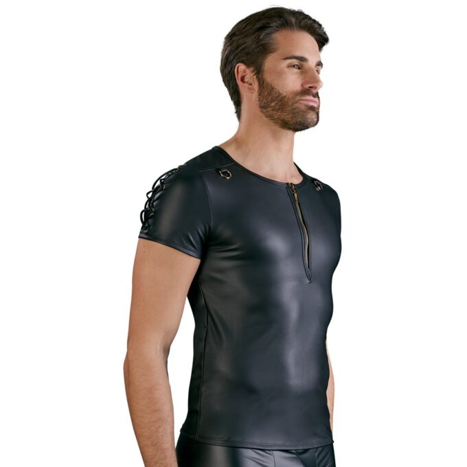 NEK Matte Black Straight Cut Shirt - Image 2