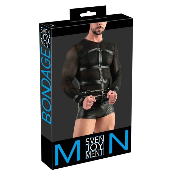 Svenjoyment Long Sleeved Top With Harness And Restraints - Image 4