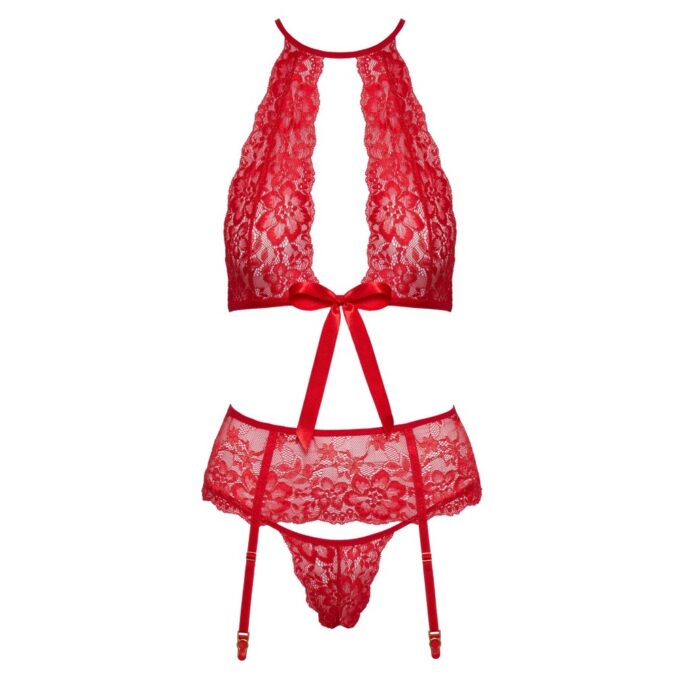 Kissable Halterneck Set Red - Image 4