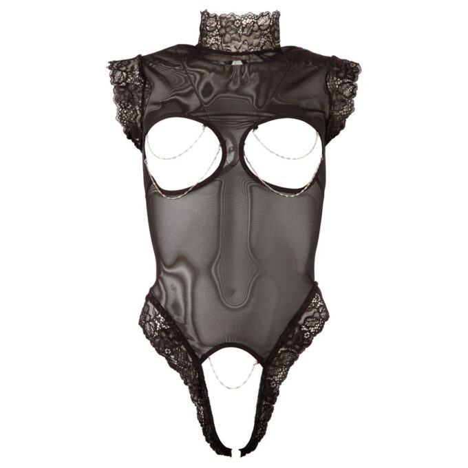 Cottelli Cupless and Crotchless sheer Body - Image 3