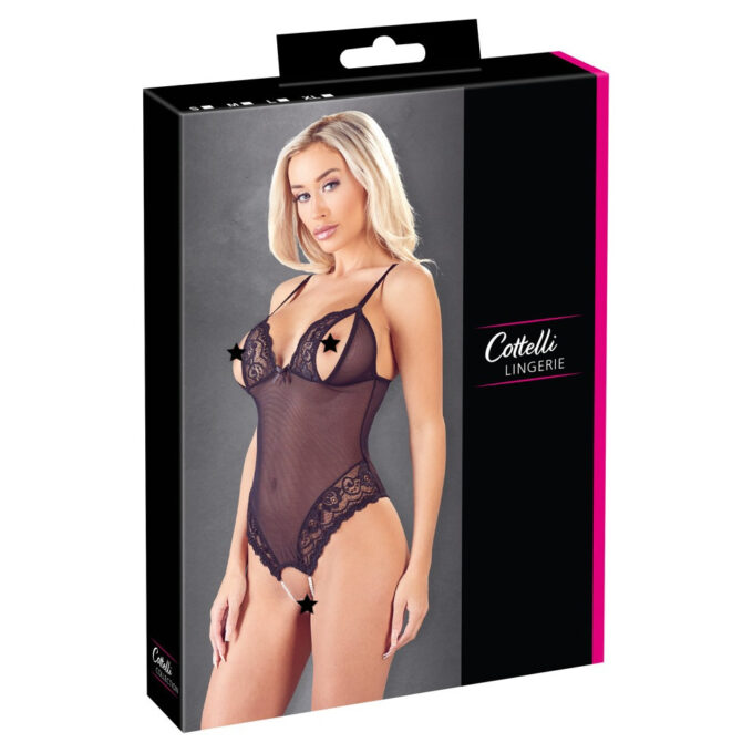 Cottelli Crotchless Peek a Boo Body - Image 4