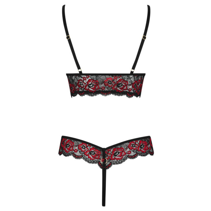Cottelli Crotchless Body With Lace - Image 2