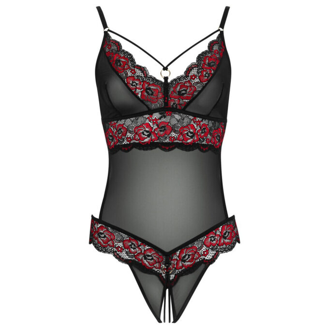 Cottelli Crotchless Body With Lace - Image 3