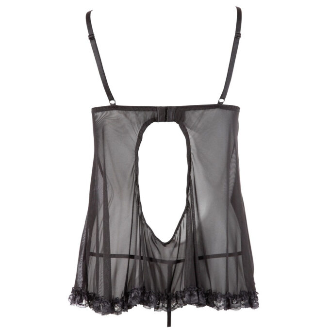Cottelli Open Babydoll And String Back - Image 4