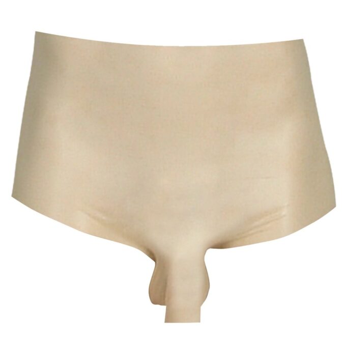 LateX Boxers With Penis Sleeve Clear - Image 3