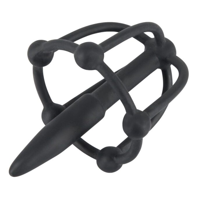 Silicone Penis Plug WIth Glans Cage - Image 2