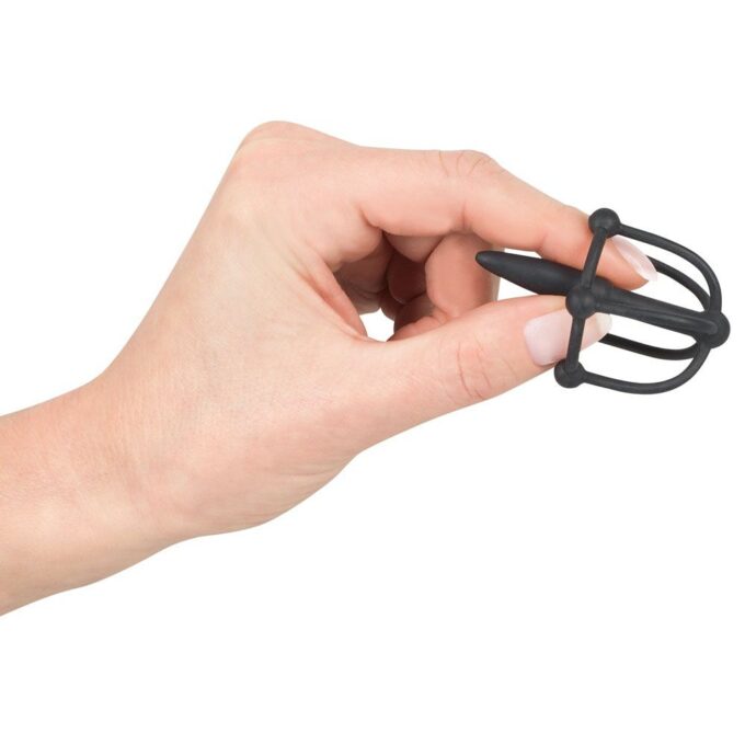 Silicone Penis Plug WIth Glans Cage - Image 3