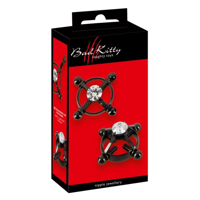 Bad Kitty Shiny Star Nipple Jewellery - Image 4