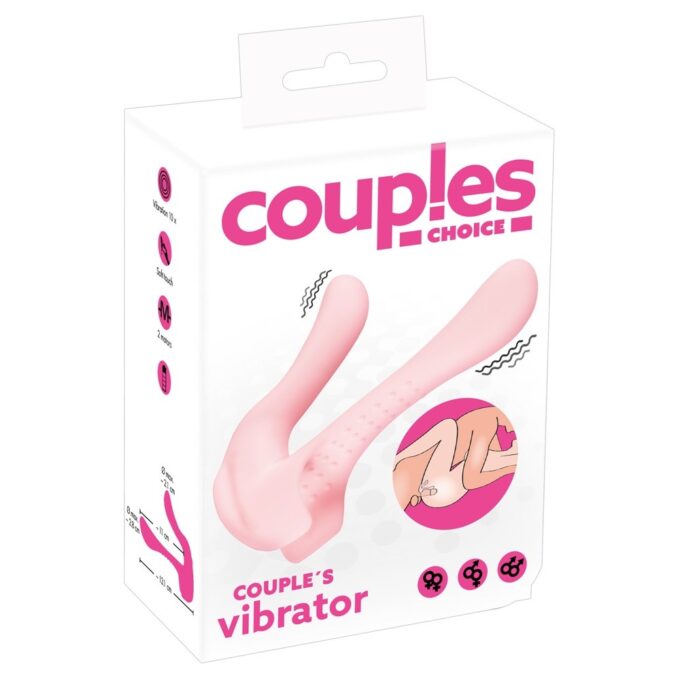 Couples Choice Rechargeable Couples Vibrator - Image 4