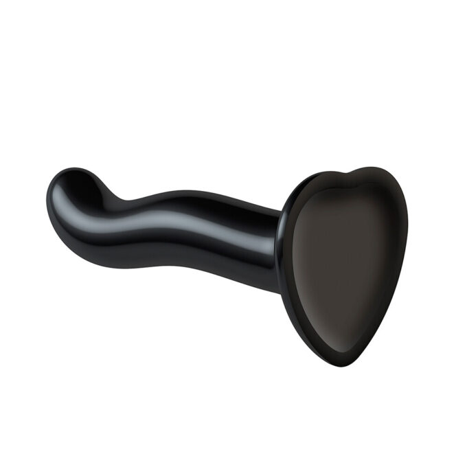 Strap On Me Prostate and G Spot Curved Dildo Medium Black - Image 2