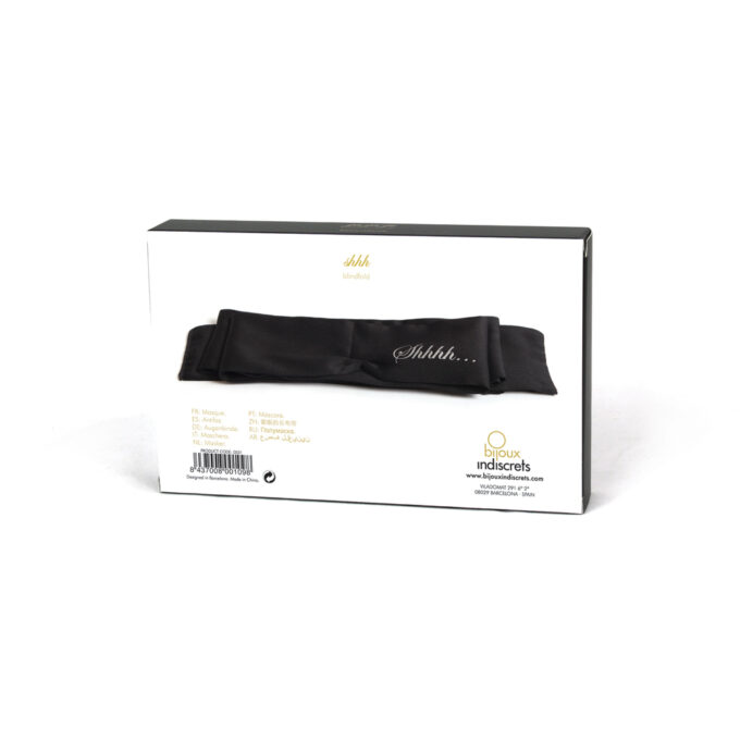 Bijoux Indiscrets Shhh Satin Luxury Blindfold - Image 4