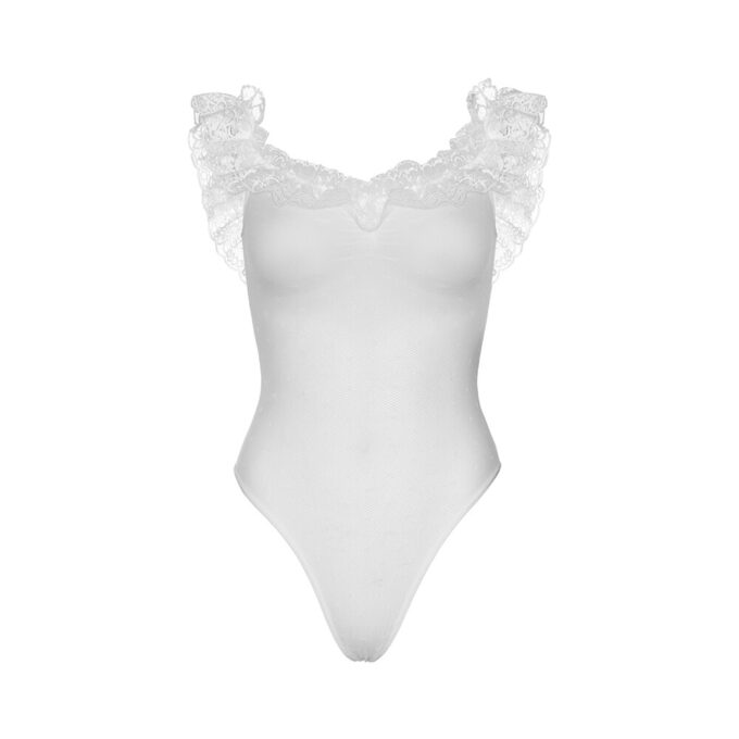 Leg Avenue Off the Shoulder Teddy UK 6 to 12 - Image 3