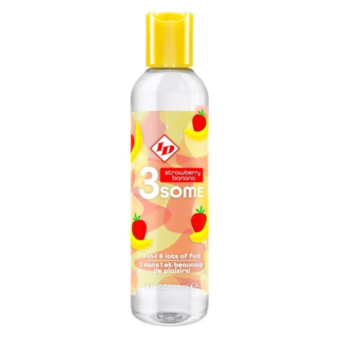 ID 3Some 3-in-1 Lubricant – Strawberry Banana
