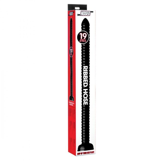 XR Hosed 19 Inch Ribbed Anal Snake Dildo - Image 4