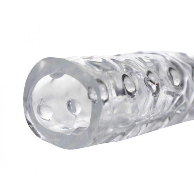 Size Matters 3 Inch Clear Penis Enhancer Sleeve - Image 2