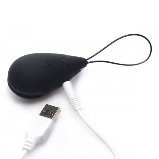 XR 10X Silicone Vibrating Egg Black - Image 2
