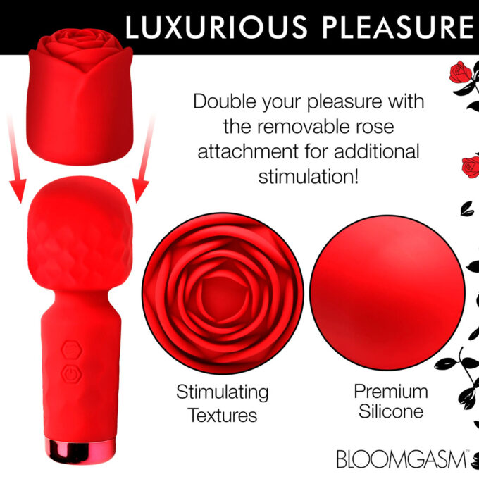 XR Bloomgasm Rose Petite Mini Wand - Image 4