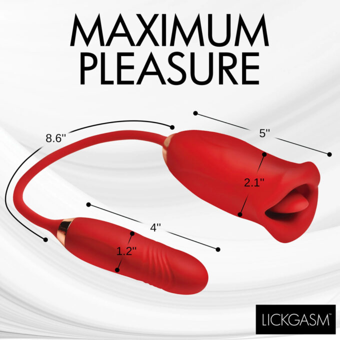 Play Hard Magic Kiss Clitoral Stim and Thrusting Vibe - Image 3