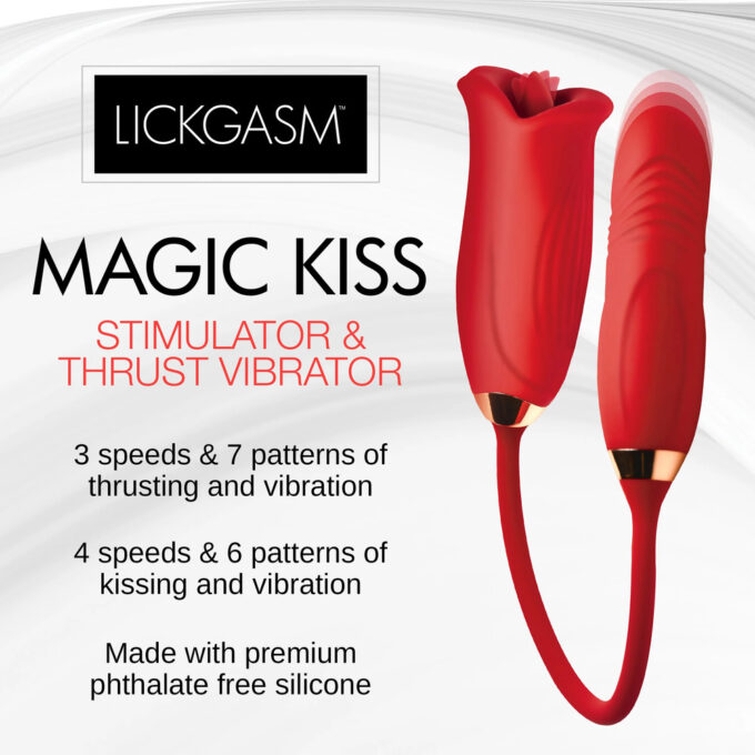 Play Hard Magic Kiss Clitoral Stim and Thrusting Vibe - Image 4