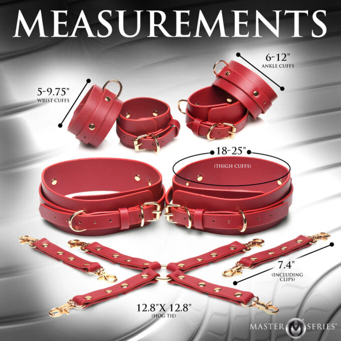 Master Series Thigh, Wrist, Ankle Hog Tie Restraints - Image 3