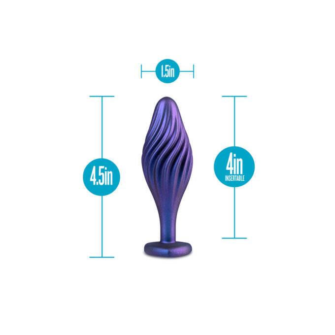 Anal Adventures Matrix Swirling Bling Butt Plug - Image 4