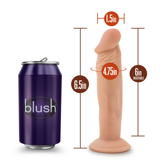 Dr Skin Dr Small  6 Inch Flesh Dildo - Image 3
