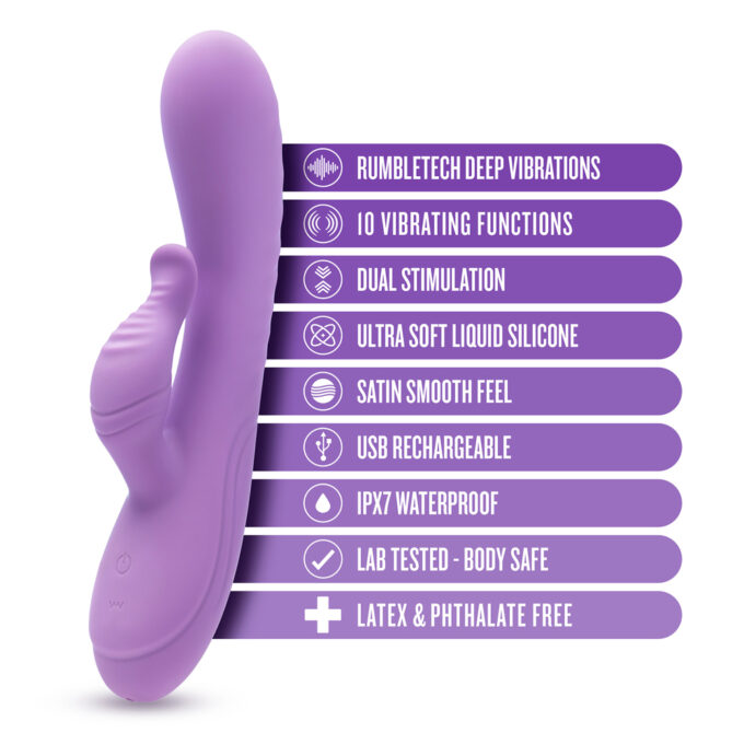Blush Evelyn Powerful Dual Stimulator Vibe - Image 3