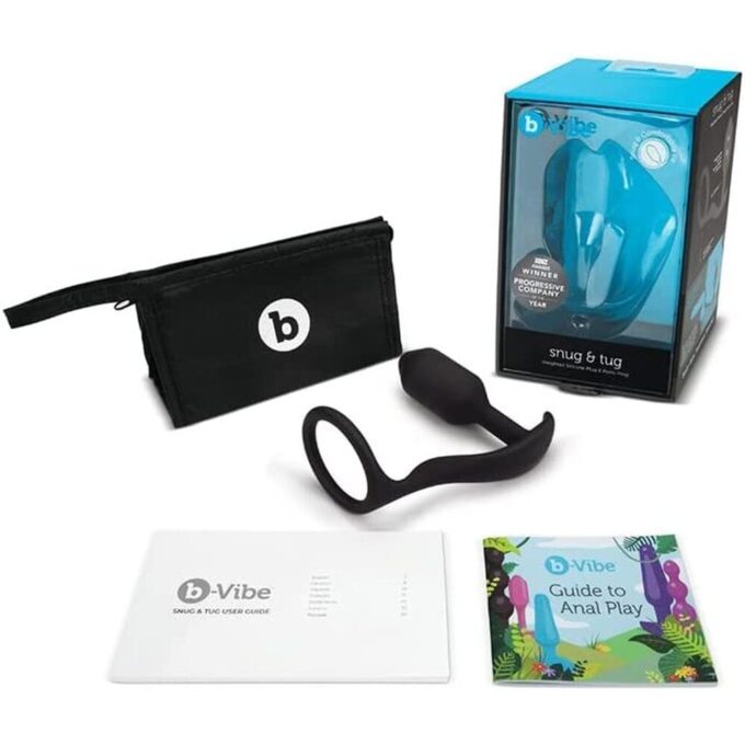 bVibe Snug And Tug Anal Plug And Cock Ring - Image 4