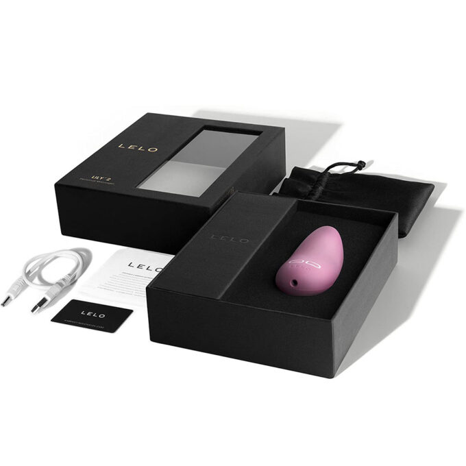 Lelo Lily 2 Rechargeable Clitoral Vibrator Pink Rose and Wisteria - Image 2