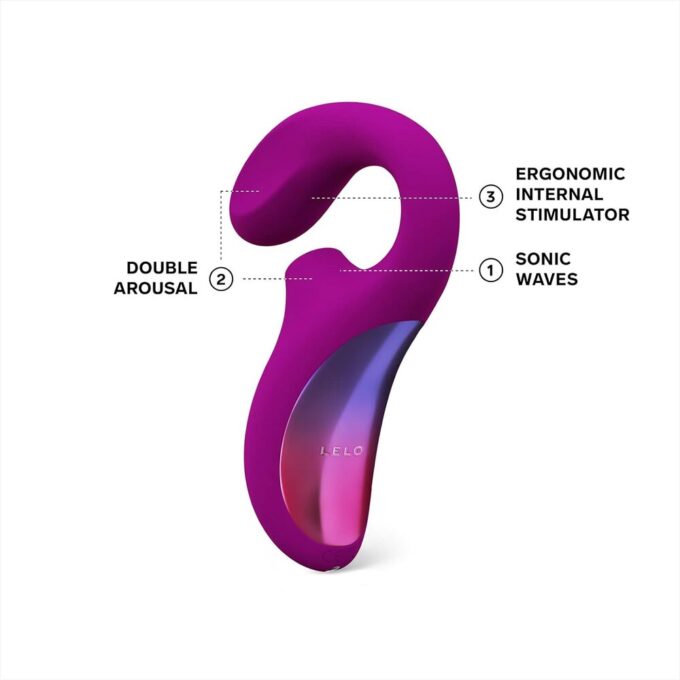 Lelo Enigma Dual Massager Deep Rose - Image 2