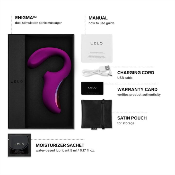 Lelo Enigma Dual Massager Deep Rose - Image 3
