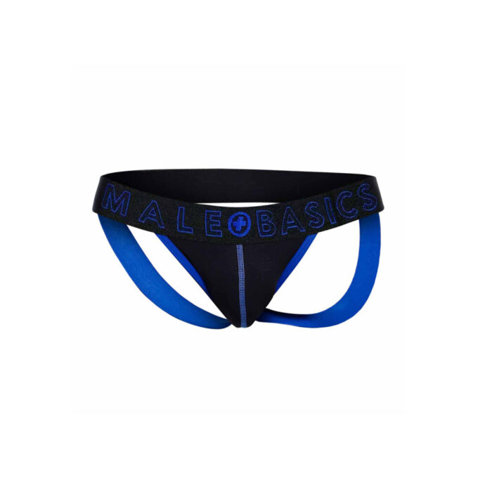 Male Basics Neon Jock Blue - Image 3
