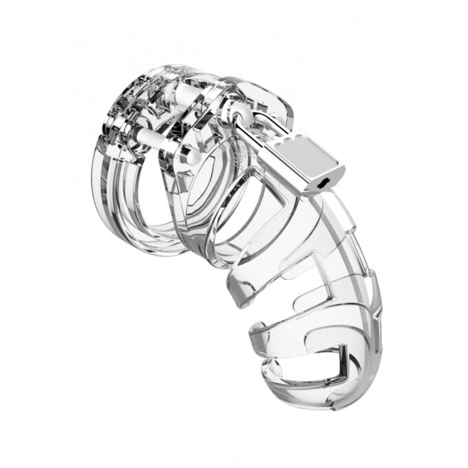 Man Cage 02 3.5 Inch Clear Chastity Cage
