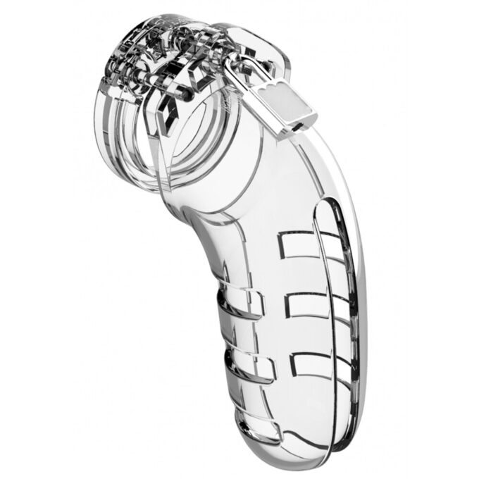 Man Cage 06 5.5 Inch Clear Chastity Cage