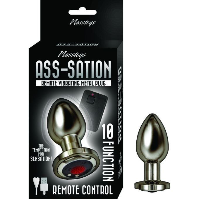 Ass Sation Remote Vibrating Butt Plug Black - Image 4