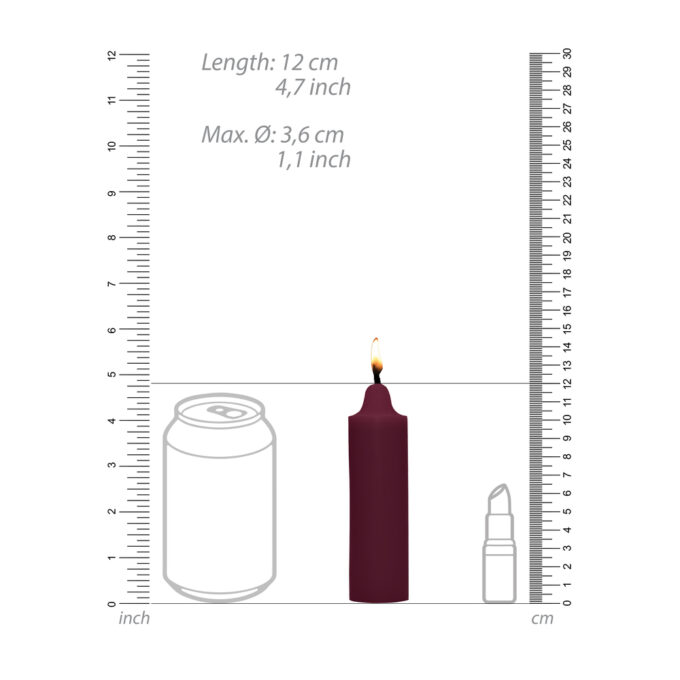 Ouch Rose Scented Wax Play Candle - Image 3