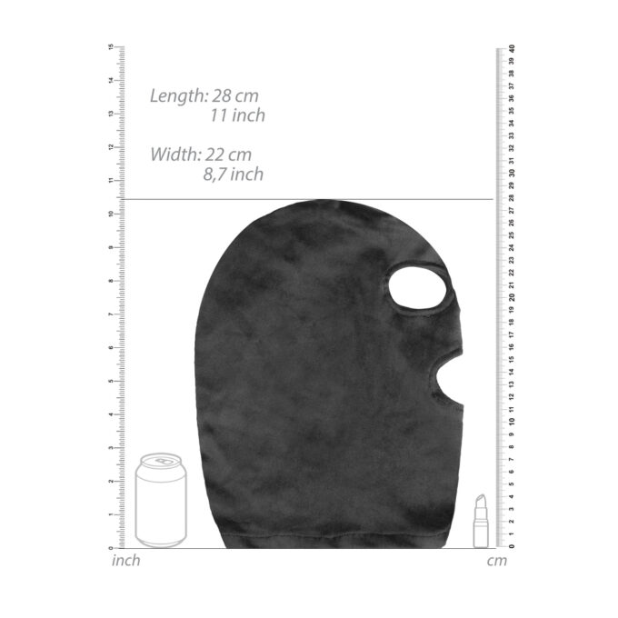 Ouch Velvet Mask With Eye And Mouth Opening - Image 3