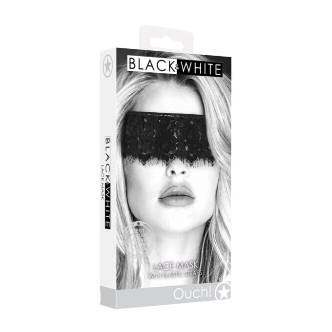 Ouch Lace Mask with Straps - Image 4