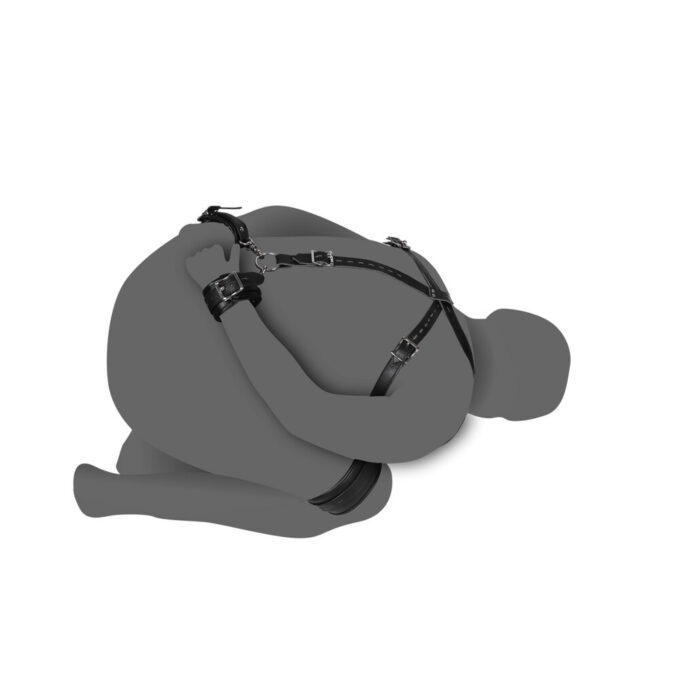 Body Harness with Thigh and Hand Cuffs - Image 3