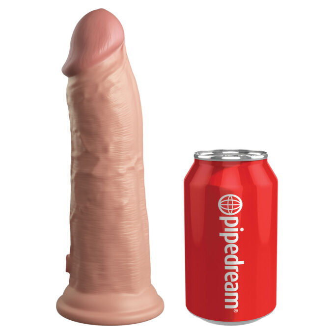 King Cock Elite 8 Inch Dual Density Cock Flesh Pink - Image 3