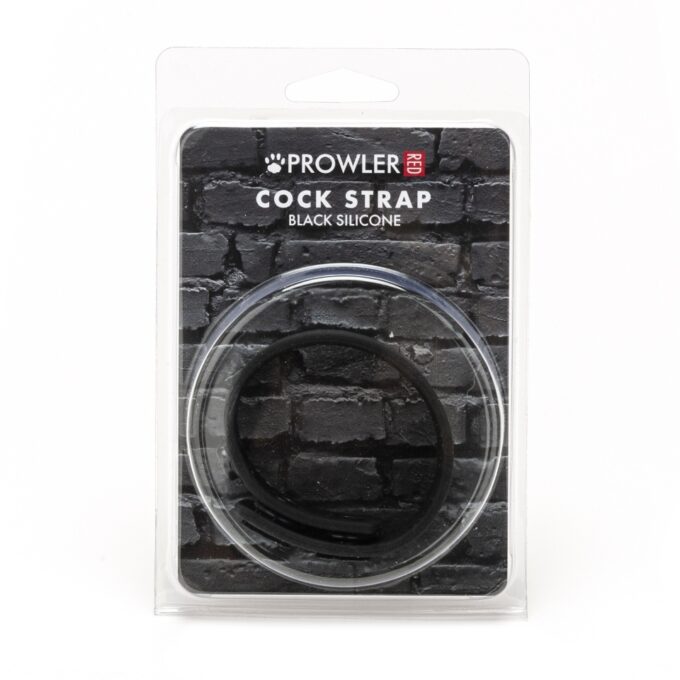 Prowler Red Silicone Adjustable Cock Strap Black - Image 4