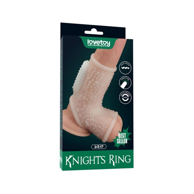 Lovetoy Drip Knights Ring Vibrating Penis Sleeve - Image 4